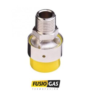 Transición macho 63 mm x 2″ – Fusiogas para gas por termofusión para instalaciones sanitarias
