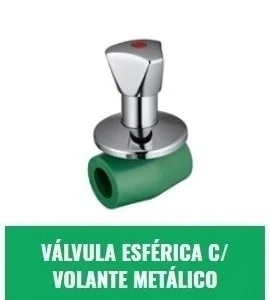 IPS VAL. ESF. C/VOL. METALICO 25mm DIS.IPS