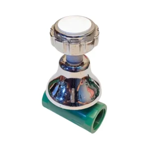 LLAVE DE PASO CON CAMPANA CROMADA 25mm IPS FUSION AGUA